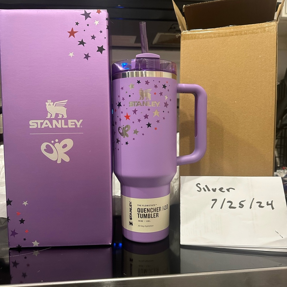 Olivia Rodrigo Purple Stanley Cup 40oz Quencher NWT